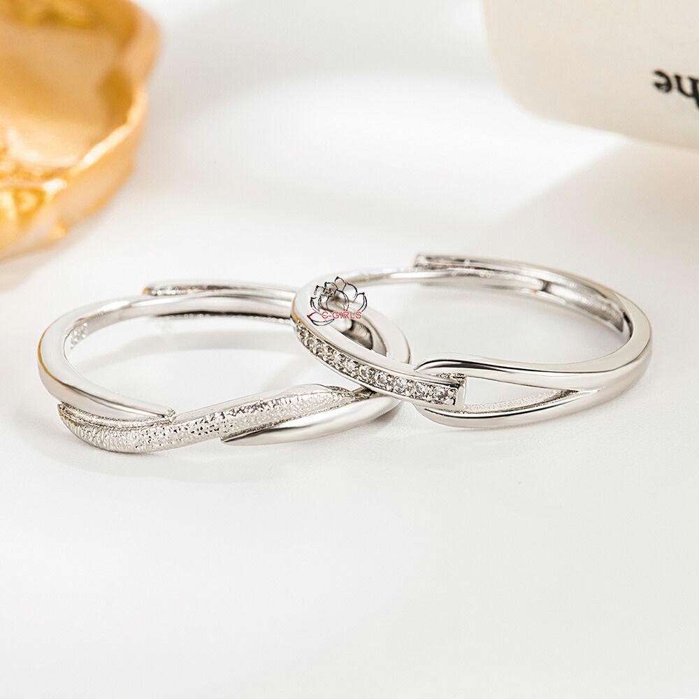 Sライン 馬蹄 5A級 結婚指輪 ダイヤモンドたっぷりリング サイズが自由に調整できる ペアー セット 女性 メンズ 誕生日プレゼント czダイヤモンド 贈り物 記念日 プレゼント 全品ギフトラッピン