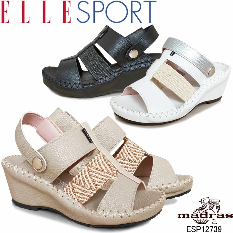 エルスポーツ ESP12739 可動式バックベルト サンダル 2WAY 婦人靴 レディース