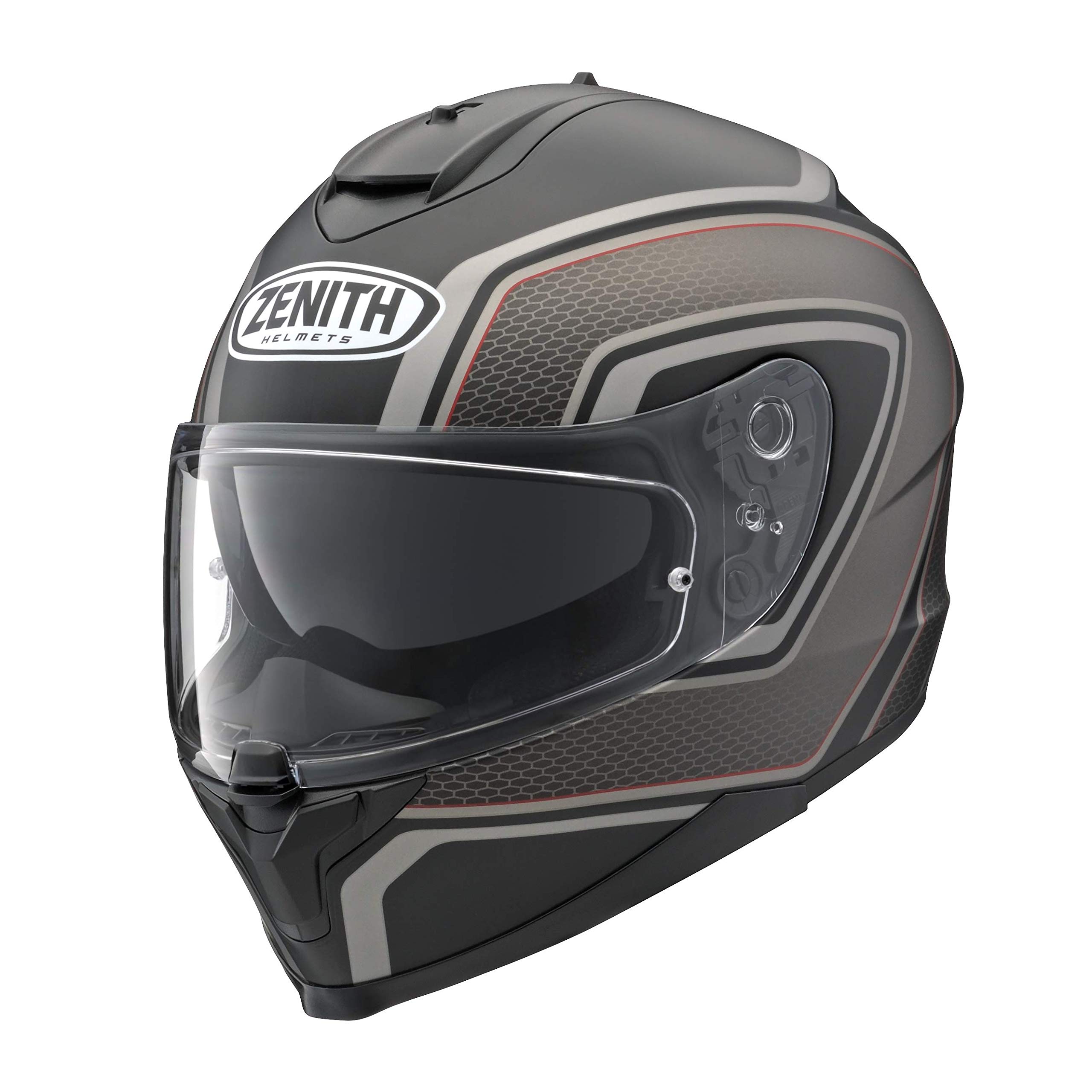 ヤマハ(Yamaha)バイクヘルメット フルフェイス YF-9 ZENITH サンバイザーモデル スポーツストライプ グレー(つや消し) Lサイズ(58-59cm) 90791-1785L 22,232円