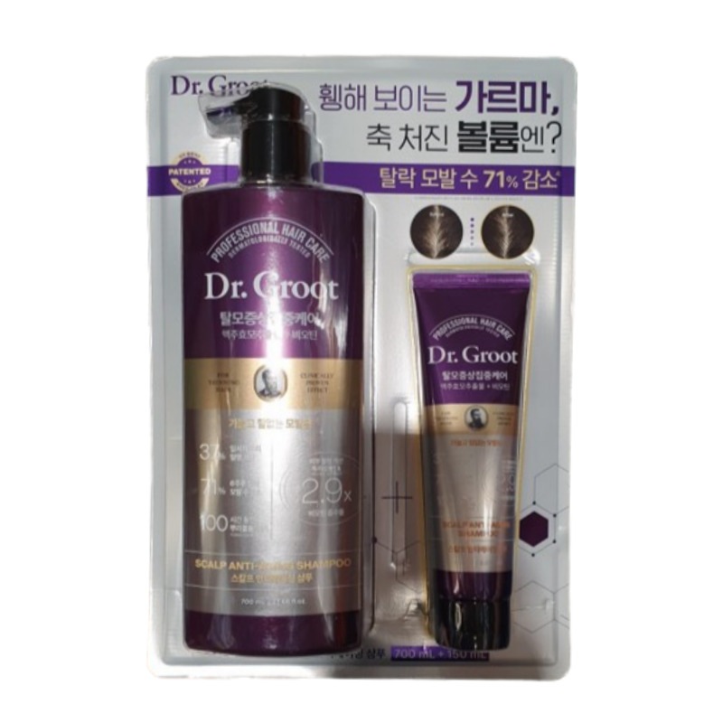 ドクターグルート 脱毛症状 集中ケア シャンプー 700+150ml 5,439円