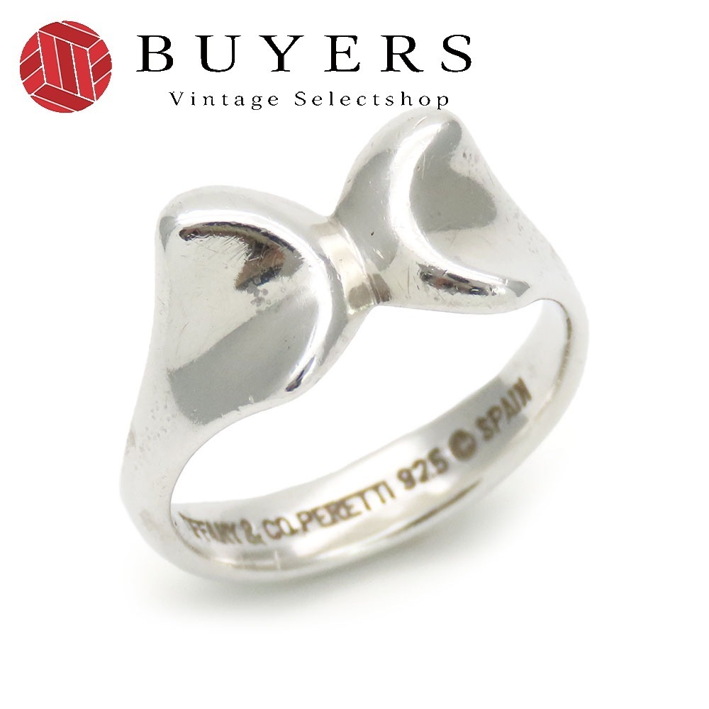 中古 リング・指輪 リボン シルバー925 約3.5g シルバー 約＃10 エルサペレッティ アクセサリー レディース 女性