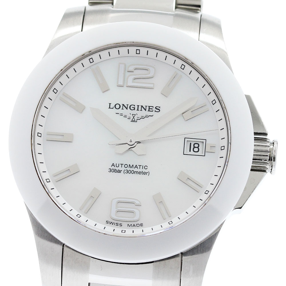 訳あり ロンジン LONGINES L3.655.4 コンクエスト オートマチック 39ｍｍ デイト 自動巻き メンズ _950399【中古】
