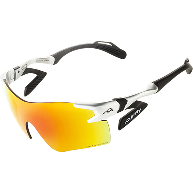 Airfly(エアフライ) 鼻パッドノナイスポーツサングラス AF-301 C-32WV マルチスポーツ サングラス (af301c32wv)