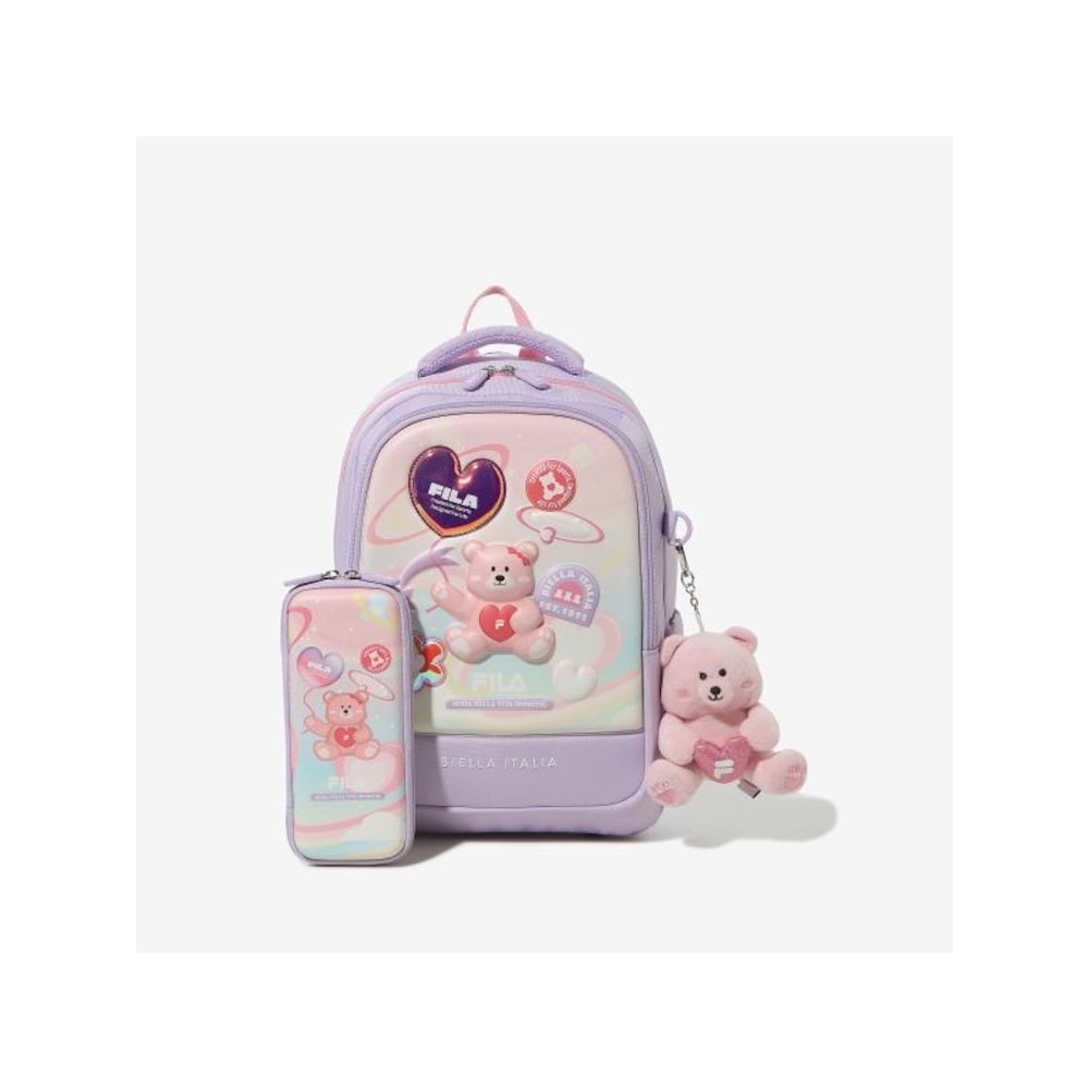 [FILA KIDS] [24年新品] ベアインマイバッグバックパック (FK3BEG1004X_LVD) Q0ZFK3BEG1004XLVD
