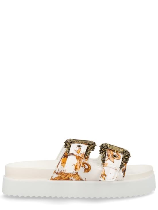 VERSACE Women Sandals 80VA3SM1 ZS366G03 WHITE