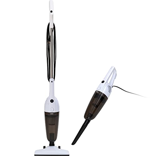 [山善] 掃除機 サイクロン ハンディ スティッククリーナー 2WAY コード式 強力吸引 軽量 スリム すき間ノズ