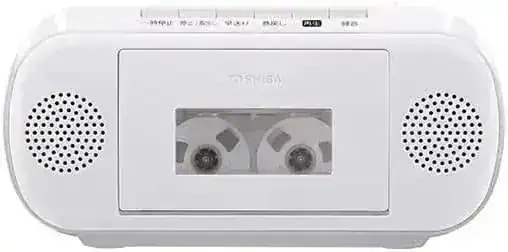 東芝 TOSHIBA CDラジオカセットレコーダー ホワイト TY-CDS9(W)