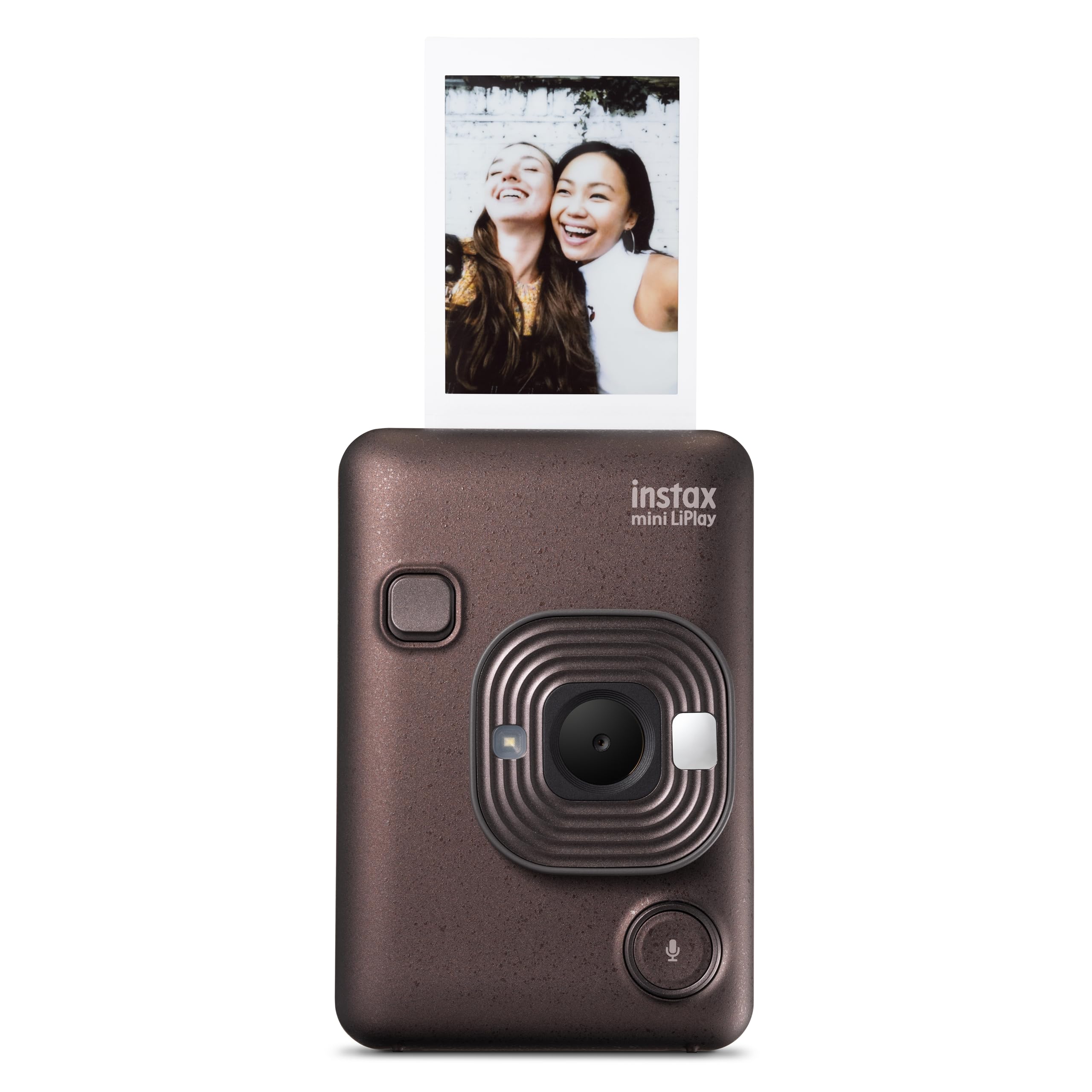 富士フイルム(FUJIFILM) クリスマスプレゼント お年玉ギフト チェキ インスタントカメラ/スマホプリンター instax mini LiPlay ブロンズ INS LIPLAY C BRONZ