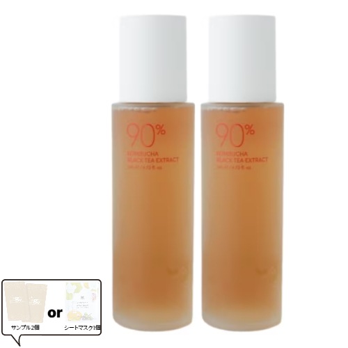 【透明感ある肌へ導く】コンブチャ ブラックティー トリートメント ファーストエッセンス 140ml×2本 / 韓国化粧水 発酵エキス 化粧水エッセンス 化粧水導入液