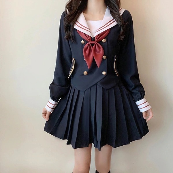 【人気商品超目玉】卒業式 スーツ 女の子 入学式 入学祝い セーラー服 コスプレ 制服 衣装 仮装 学生服 ハロウィン JK制服 女子制服 高校生 通学 学園祭 大人 コスム衣装 セクシー 長袖トップ
