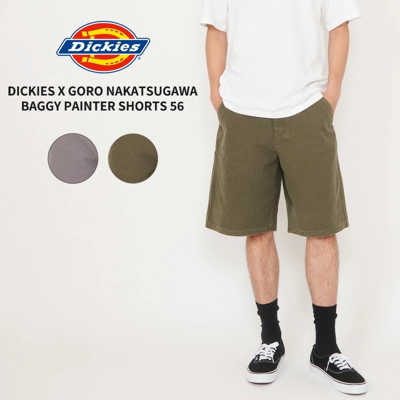 ディッキーズ Dickies メンズ ショートパンツ Dickies x GORO NAKATSUGAWA Baggy Painte Shorts 56 バギー ペインター ハーフパンツ DS2012