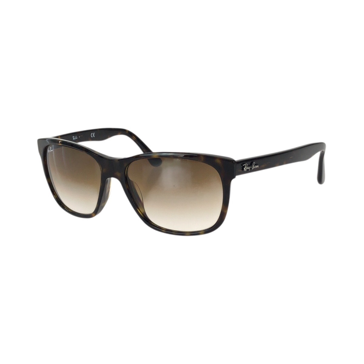 美品 フルフィッティング ブラウン シルバー金具 プラスチック RB4181F 902/51 2N サングラス メガネ 男女兼用 レディース 602493