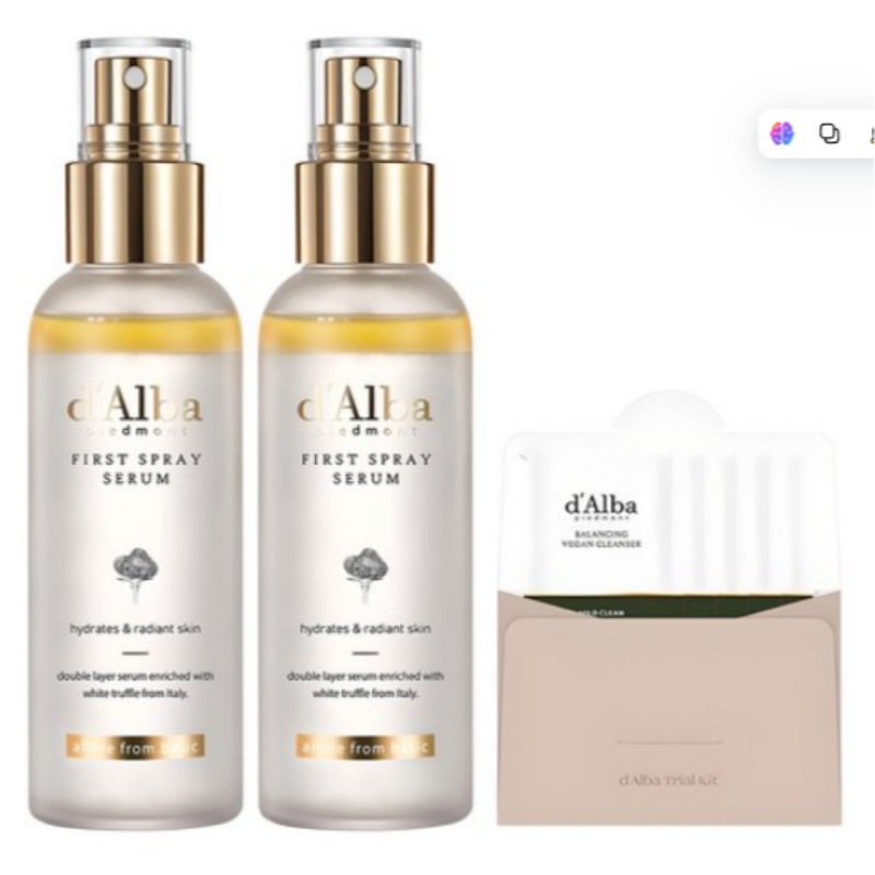 ホワイトトリュフ ファーストスプレーセラム 100ml×2本 + 弱酸性ジェルクレンザー セット