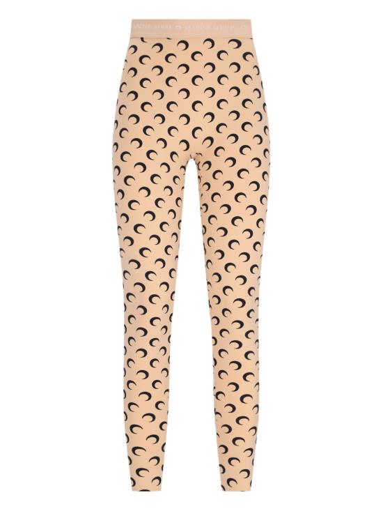 MARINE SERRE Women Straight Pants WPA111A CJER0001 TA10 Beige