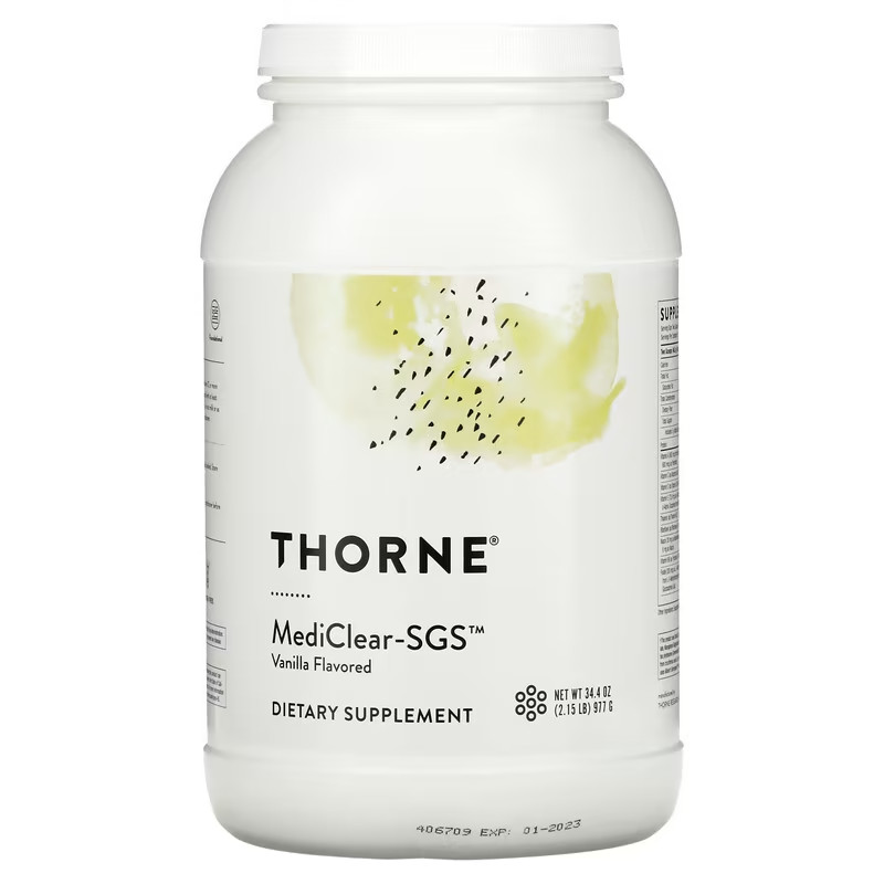Thorne Research　メディクリア-SGSバニラ34.4 oz (977 g) 24,093円