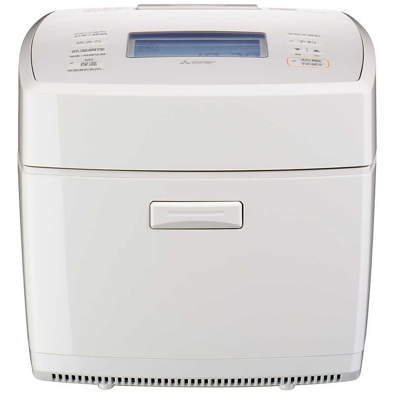 三菱　MITSUBISHI　炊飯器 5.5合 炭炊釜 IH 備長炭 5層厚釜 白亜麻　NJ-VP10H-W