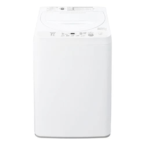 シャープ 全自動洗濯機 洗濯5.5kg 高濃度洗浄 ガンコつけおきコース ES-GE5K-W ホワイト系