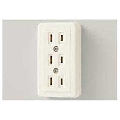 他サイト： ELPA　角型トリプルコンセント　A‐52Hの商品画像