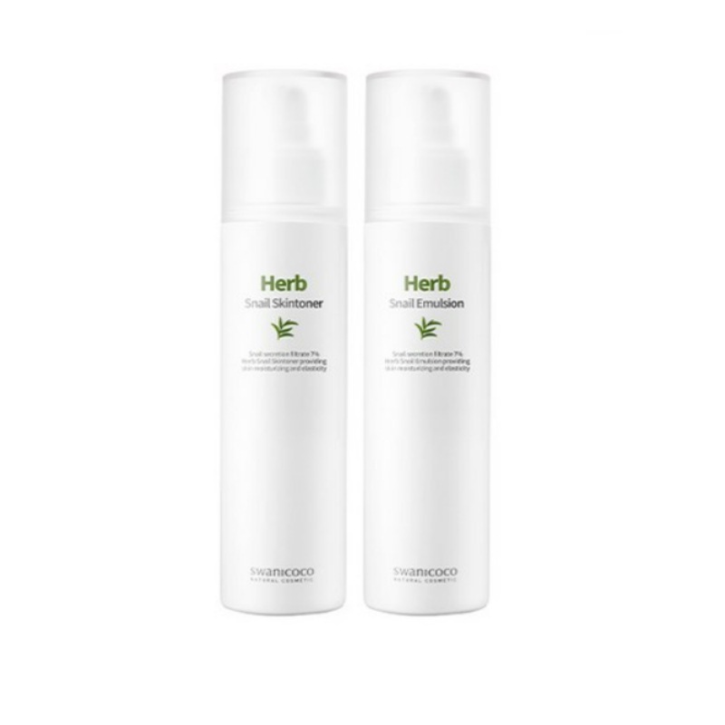 ハーブ スネイル 基礎セット スキントナー120ml + エマルジョン120ml