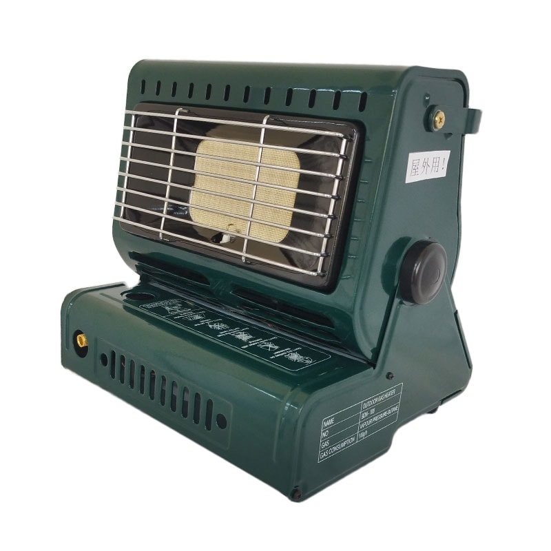 カセットガスストーブ 1台2役 屋外用 角度調節 防災グッズ 取手付き