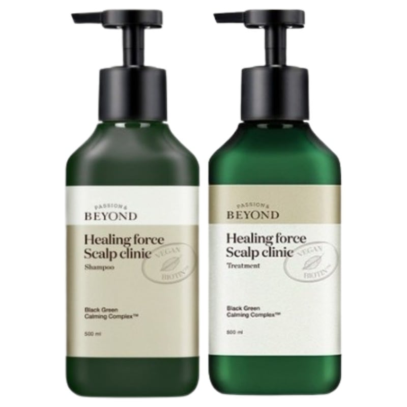 ヒーリングフォース スカルプトリートメント 500ml + ヒーリングフォーススカルプクリニックシャンプー 500ml (set)