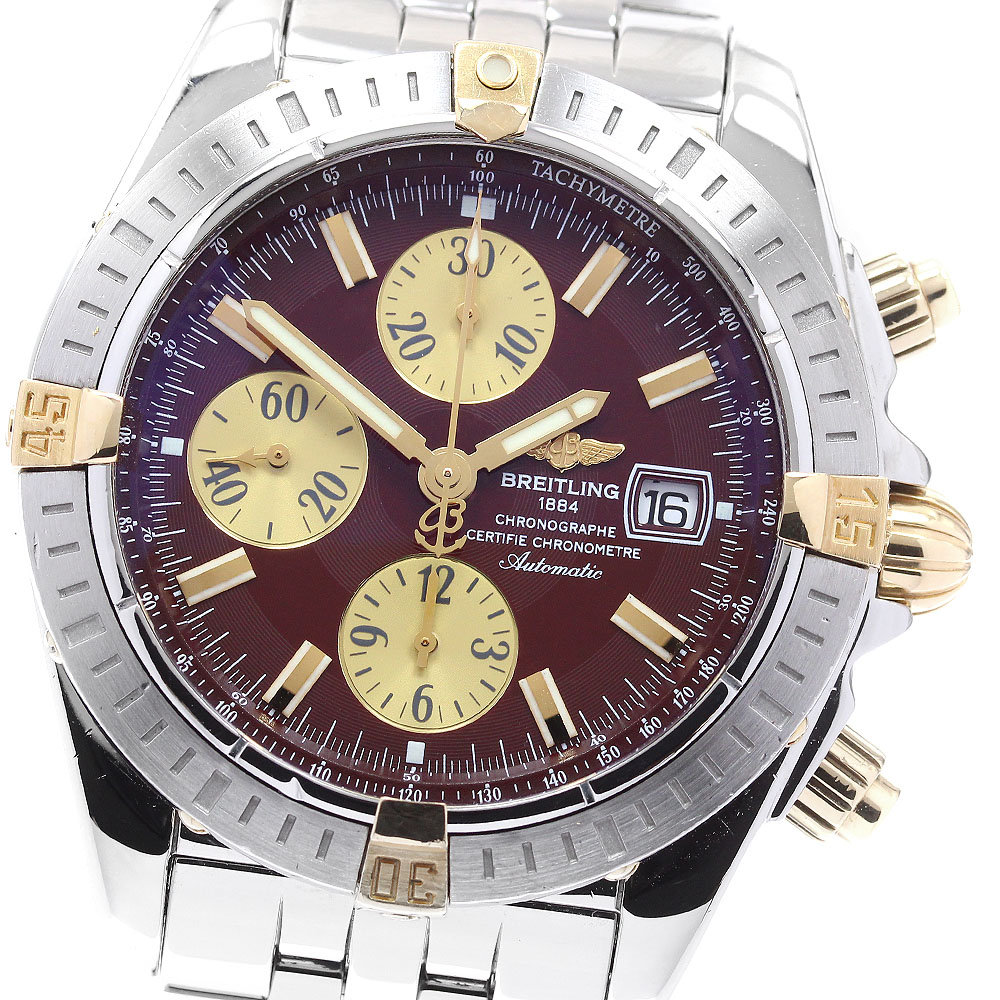 ブライトリング BREITLING B13356 クロノマットエボリューション デイト 自動巻き メンズ 箱・保証書付き_914567【中古】