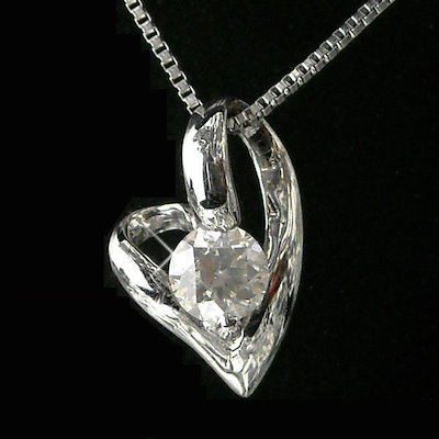 ダイヤモンド ネックレス 0.1ct プラチナ Pt900 一粒 6本爪 シンプル ダイヤネックレス ペンダント 鑑別カード付き送料込み 直送・代引不可 ダイヤモンド ネックレス 0.1ct プラチナ Pt900 一粒 6