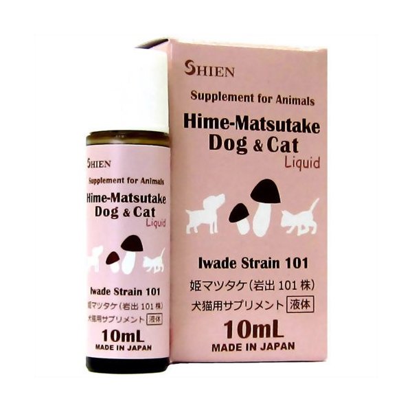 動物用液体サプリメント アガリクス シエン 姫マツタケ(岩出101株)10ml【3個セット】 健康補助食品 小型犬 猫 高品質 リキッド