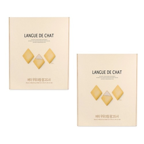 ラングドーシャギフトセット396g x 2つの学校のオフィスのタンビールームの軽食のお菓子