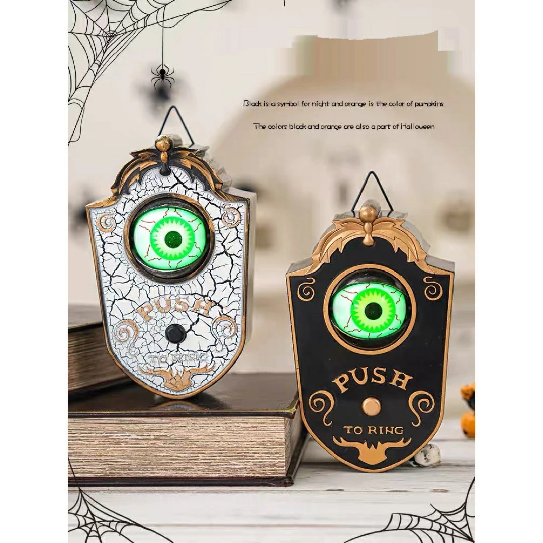 A037210ハロウィン 飾りHALLOWEEN 店舗装飾 ドアベル 呼び鈴 おばけ チャイム