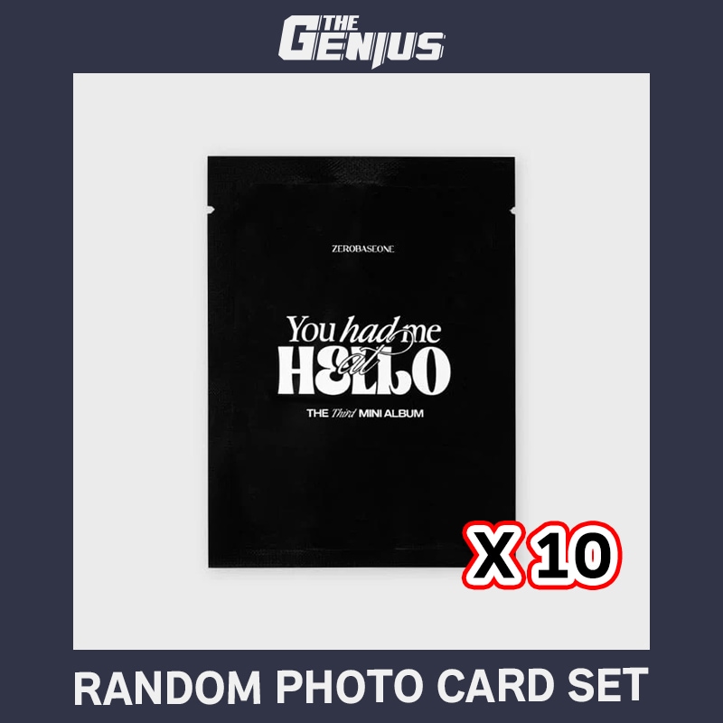 [即日発送] ZEROBASEONE - RANDOM PHOTO CARD SET 10パック 6,217円