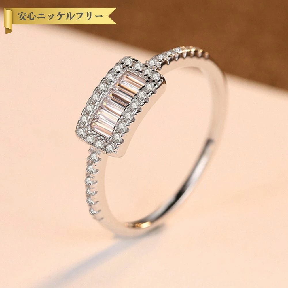 【即納】リング キュービックジルコニア シルバー925 シルバー 11号 14号 16号 18号 メレ 上品 エレガント 大人 おしゃれ きれいめ ハーフエタニティ cr0144