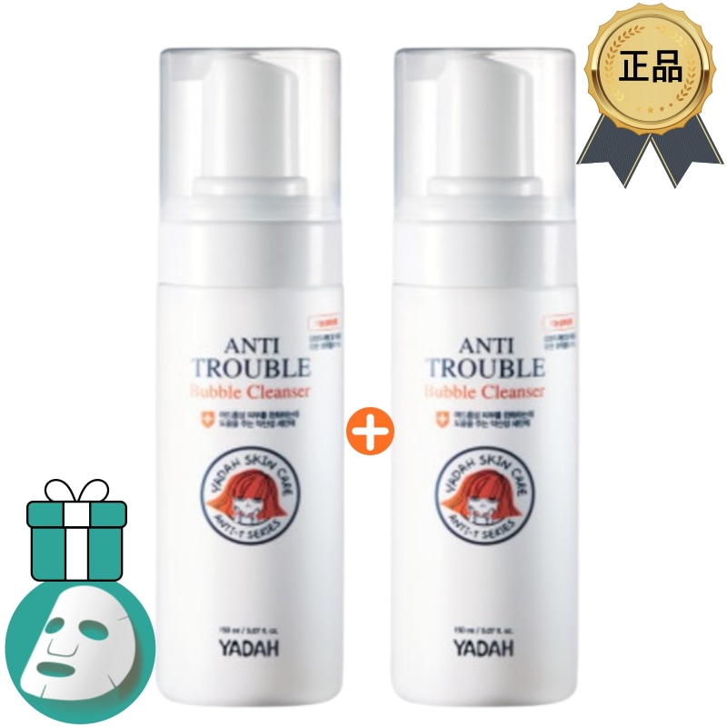 [正規品/K-Beauty] [1+1] アンチ トラブル バブル クレンザー 150ml+150ml /青少年にきび化粧品