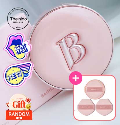 [レオ·ジェイPICK] エッセンス スキン ピンク クッション (本品+リフィル+パフ2個)