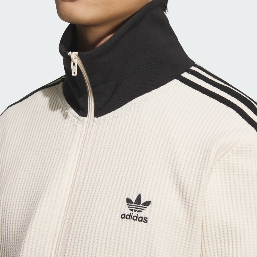 Qoo10 adidas ワッフル トラック ジャケット ミドル