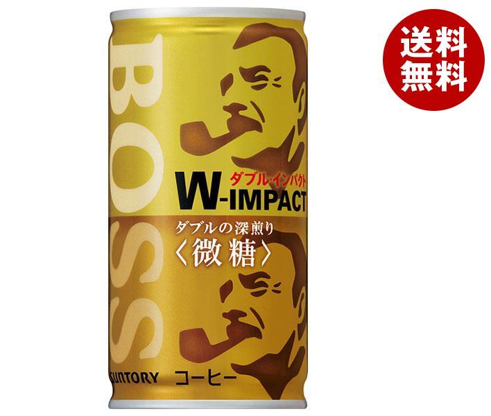 サントリー BOSS(ボス) ダブルインパクト 微糖 185g缶＊30本入＊(2ケース)