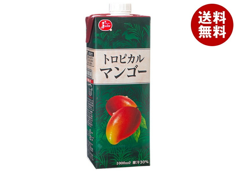 ジューシー トロピカルマンゴー 1L紙パック＊12(6＊2)本入＊(2ケース)