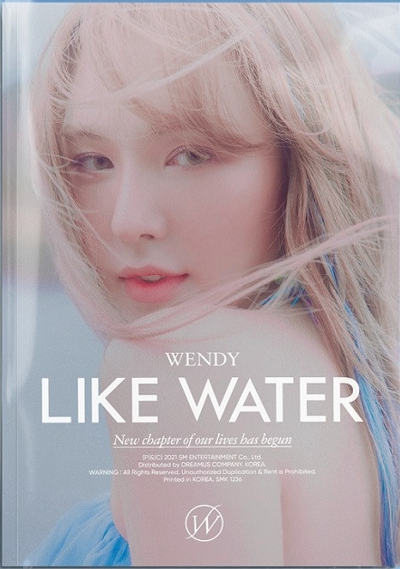 Wendy Like Water PhotoBookバージョン1集ミニソロWENDYレッドベルベット