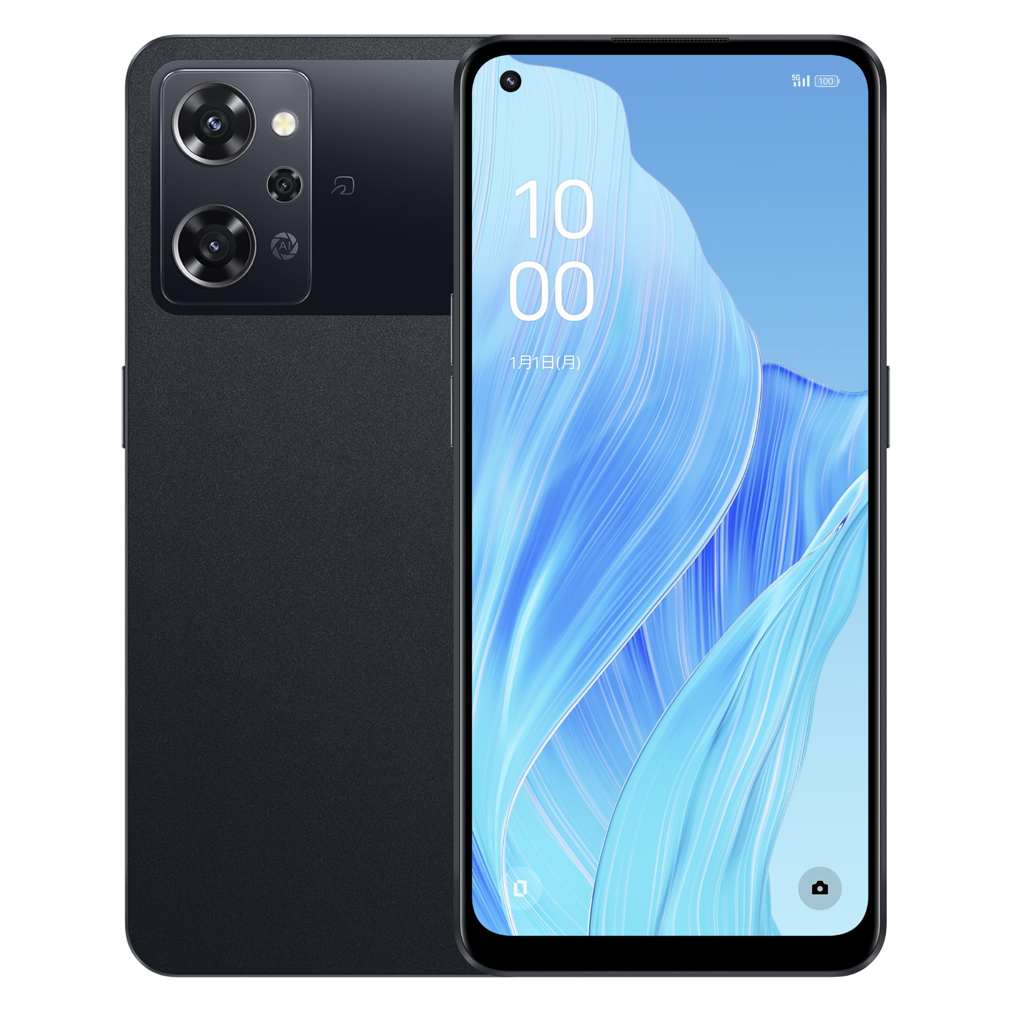 OPPO Reno9 A ナイトブラック CPH2523 docomo/au/SoftBank/Rakuten Mobile 回線対応 スマートフォン 5G SIMフリー有機ELディスプレイ