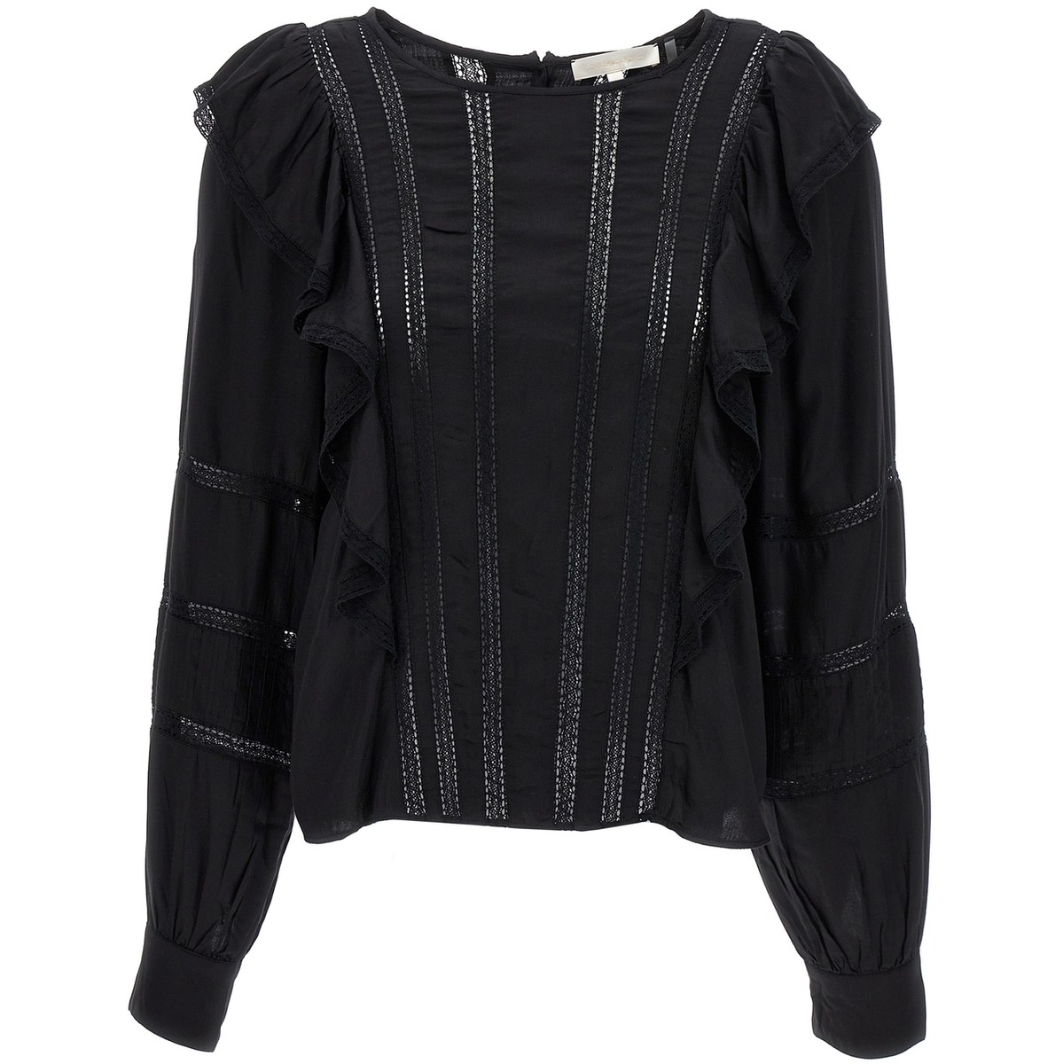 T11111605BLACK ブラック 秋冬2023 シャツ レディース ju