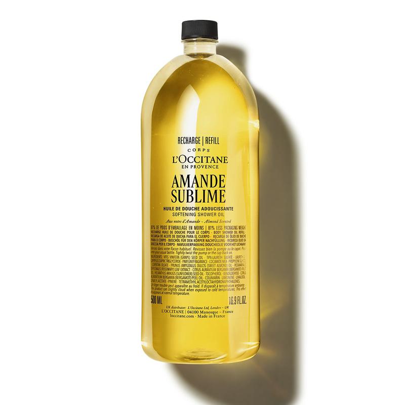 アーモンドスムージングシャワーオイル 詰め替え 500ml（アーモンドシュブリーム）