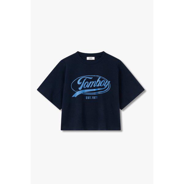 アームパッチクロップ半袖Tシャツ 9105222180054
