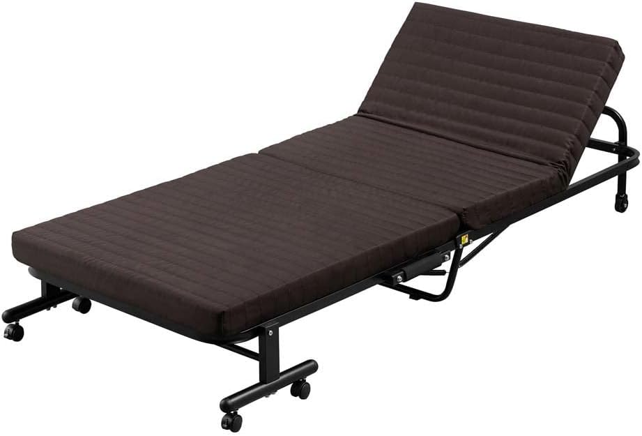 アイリスオーヤマ(IRIS OHYAMA) 折りたたみベッド OTB-BRN ブラウン