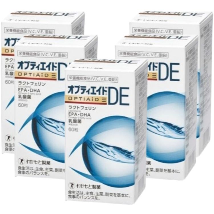 5個セット わかもと製薬 オプティエイドDE 60粒 サプリメント