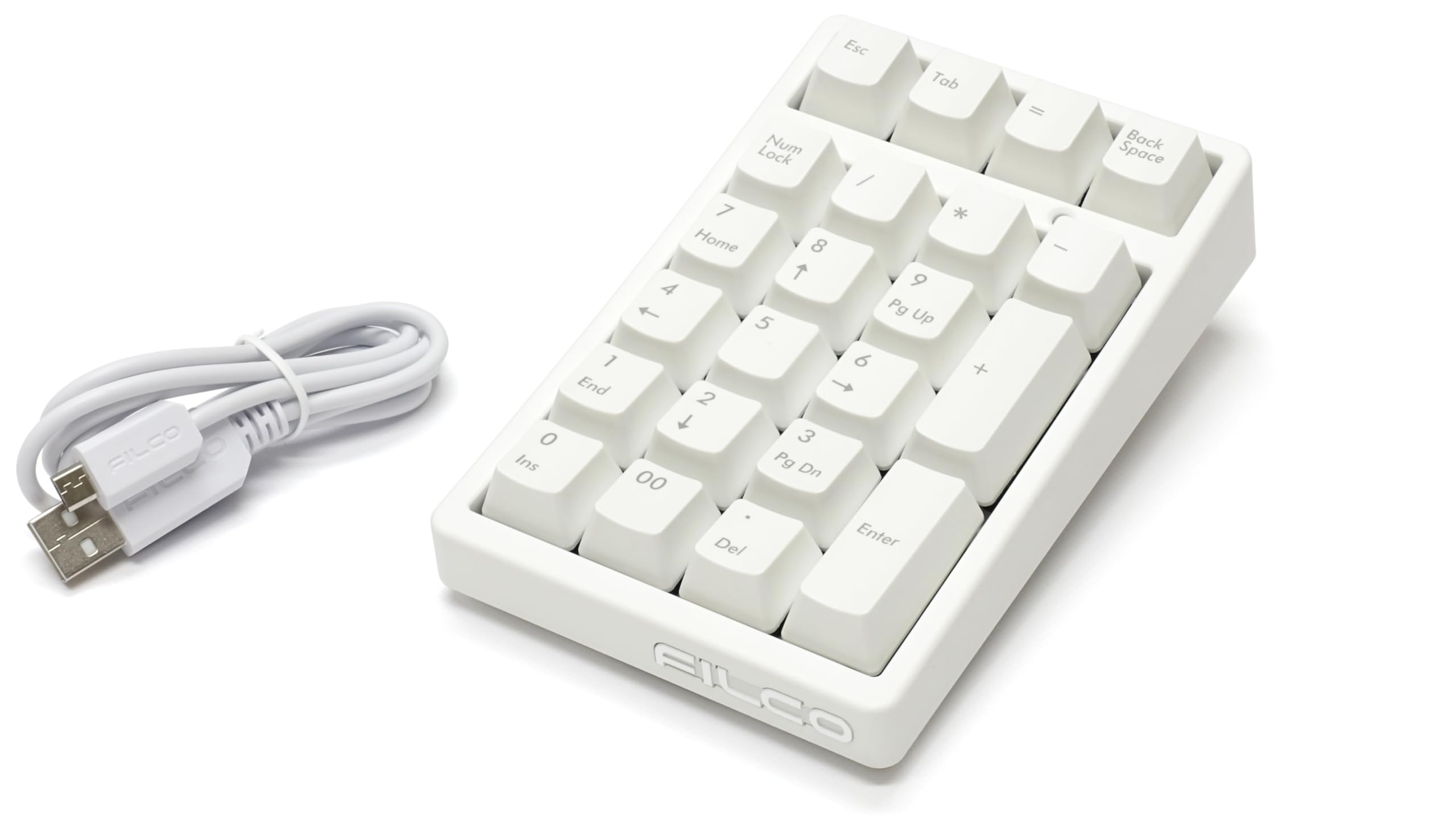 Majestouch TenKeyPad 2 Professional PBT HAKUA CHERRY MX2A 静音赤軸 22キー メカニカル テンキーパッド PBTキーキャップ USB-6キーロ