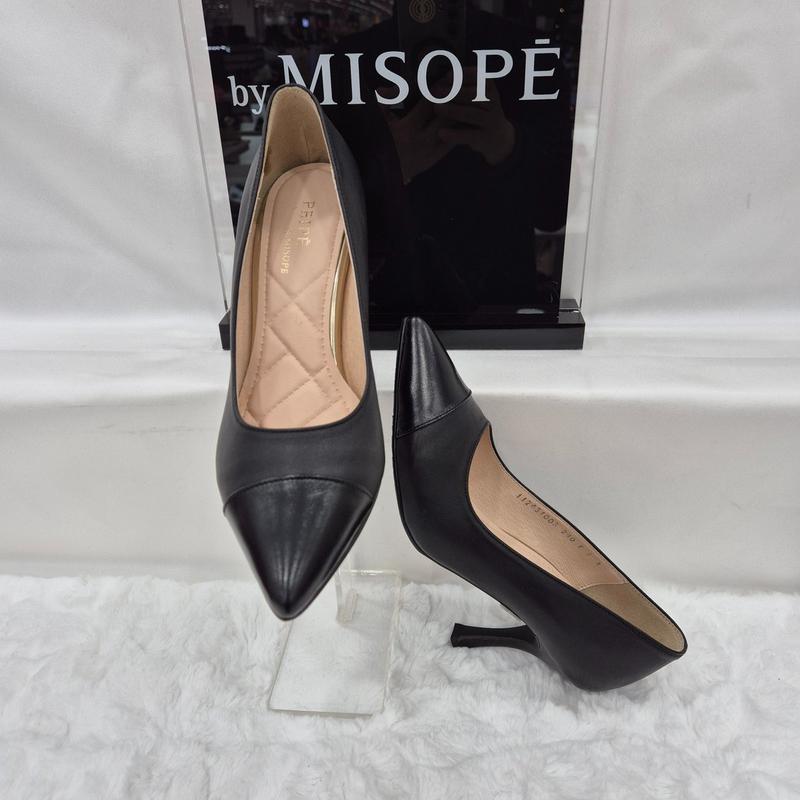 By 女性 ツートン クラシック パンプス 112HT431SZ008 BLACK 3 JJ
