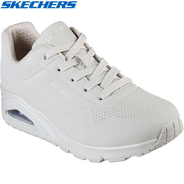 返品交換不可 現品限り処分 Skechers スケッチャーズ UNO -STAND ON AIR カジュアル シューズ 73690-OFWT レディース スニーカー ウノ