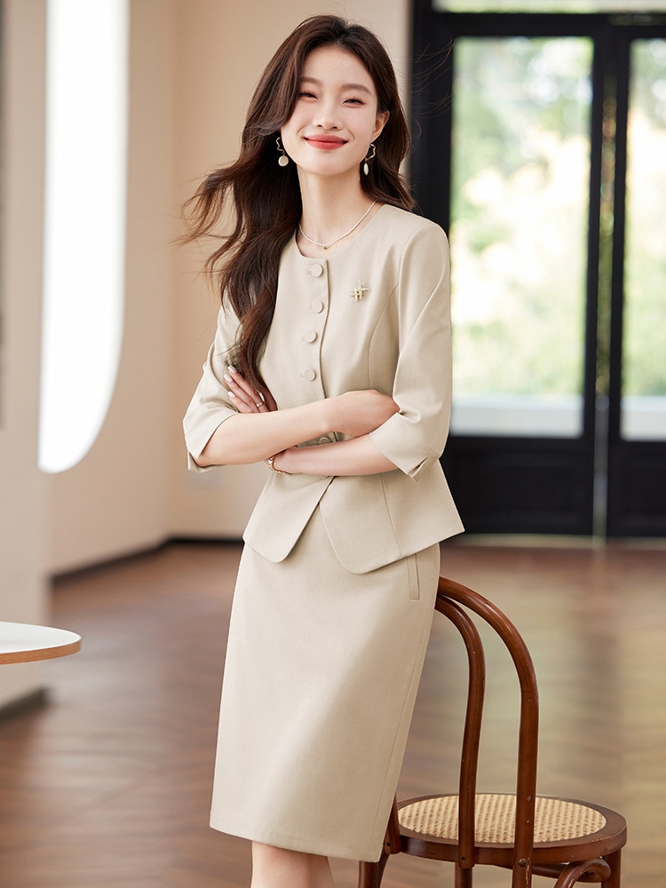春 夏 スーツ スカート 上下セット 無地 2点セット ママスーツ フォーマル 結婚式 卒業式 入学式 入園式 レディース オフィス 通勤ファッション