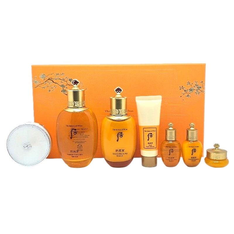 【The history of 后】ドフー 宮中秘策 公津香3点セット 化粧水＋乳液＋クッション21号 韓方保湿ギフト 韓国コスメ