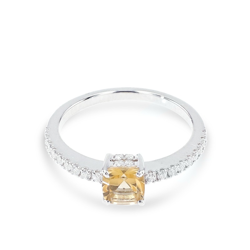 天然石エタニティ大粒リング プラチナ仕上げ K18ゴール仕上げ